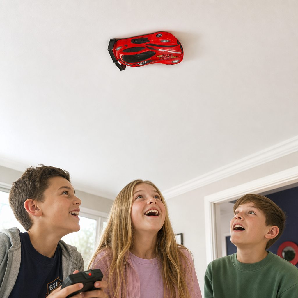 The Sprint's best moments were shared ones: a small car on the ceiling has a reliable way of gathering an audience.