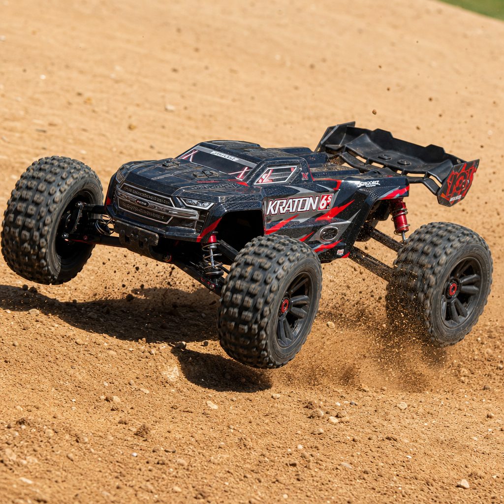 The Kraton's adjustable long-travel suspension is central to its character: it is intended to absorb ruts and imperfect landings, not merely look dramatic in photographs.