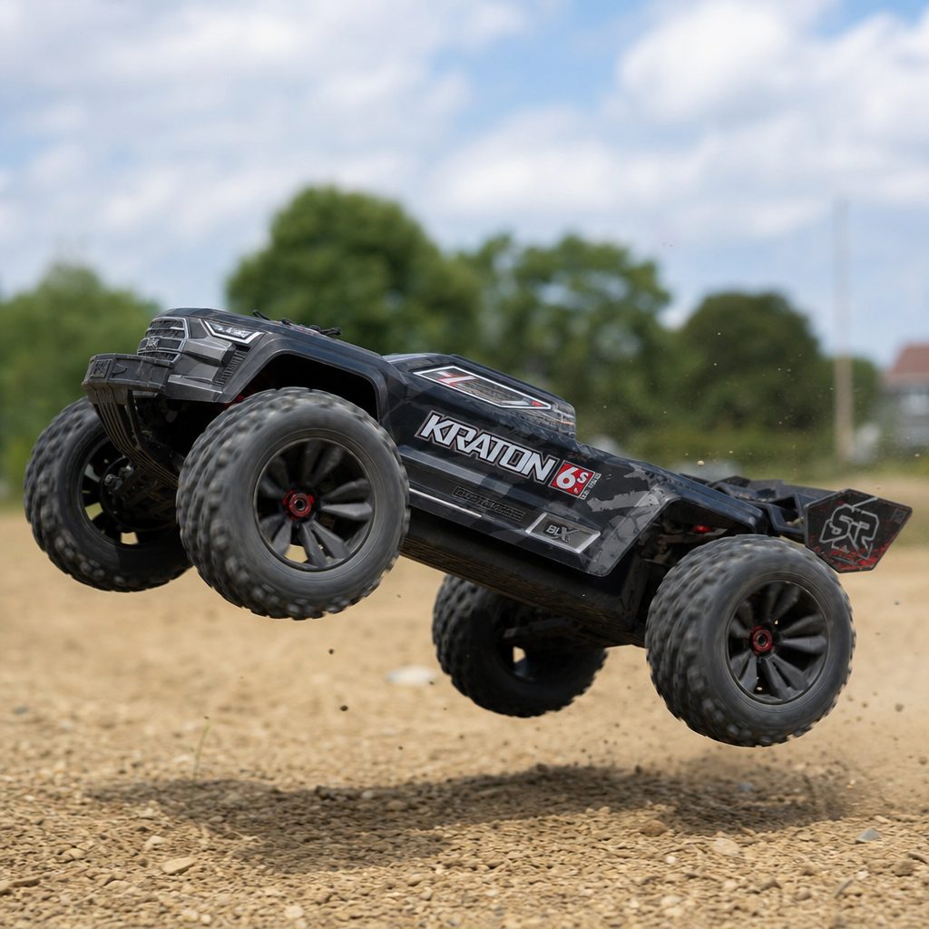 When there is enough open ground and a driver prepared to respect the power, the Kraton 6S BLX delivers the kind of outdoor RC fun that makes spectators stop and watch.
