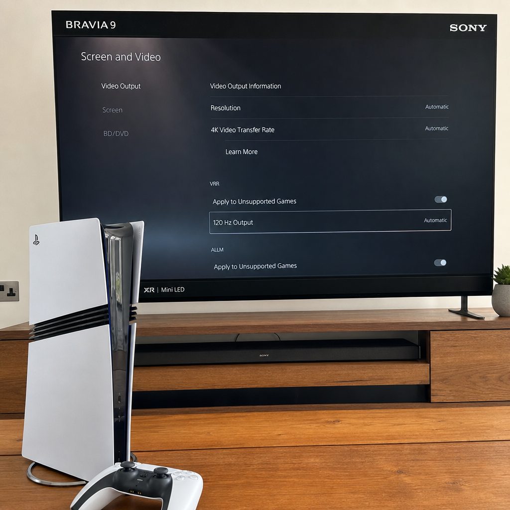 Use the correct HDMI 2.1 input, enable Game Mode and confirm 120Hz and VRR in the PS5 Pro settings before deciding how your new TV performs.