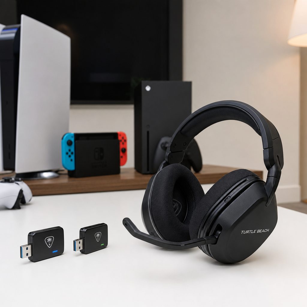 The Stealth 700 Gen 3's dual-transmitter approach suits a permanent multi-console desk or television setup particularly well.