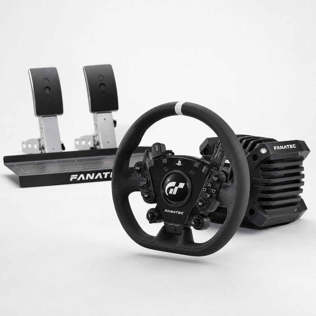 The Fanatec Gran Turismo DD Pro suits the player who wants every licence test, café menu and long circuit session to feel like part of the same driving hobby.