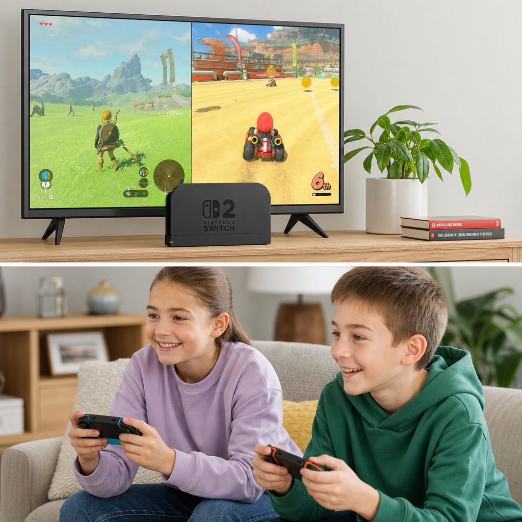 Nintendo adventure games and arcade racers solve different problems: one suits a settled session, the other gets a room playing quickly.