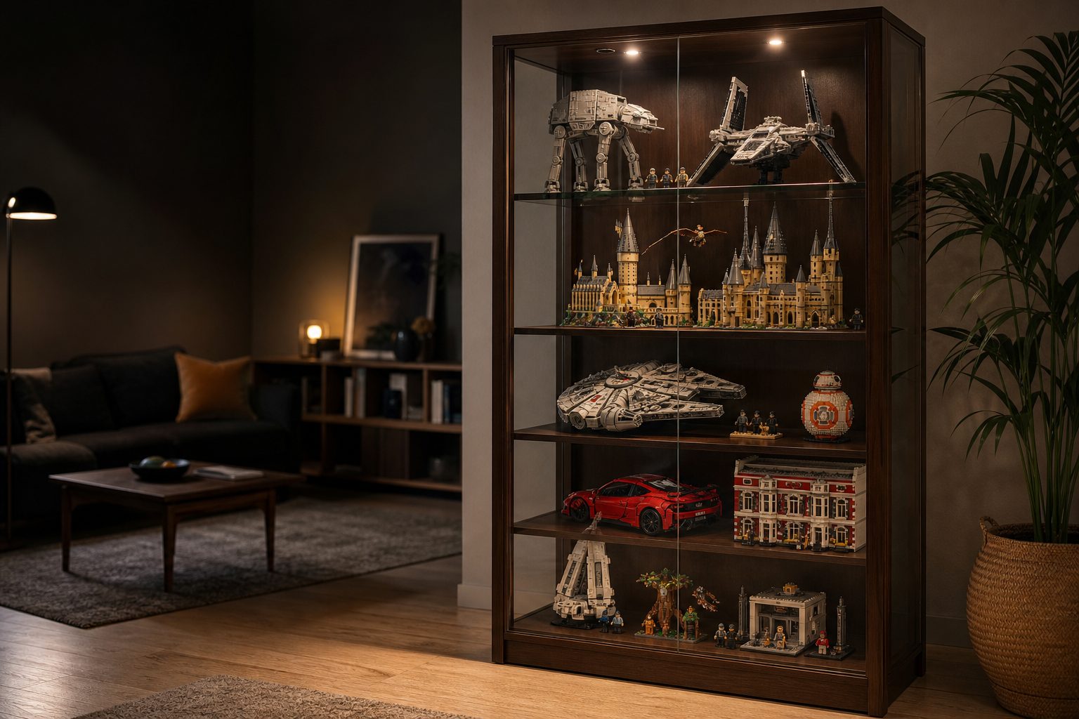 A well-planned LEGO display does more than look tidy: it gives large adult sets breathing room, keeps loose pieces under control and makes the collection feel like part of the home rather than an archaeological dig.