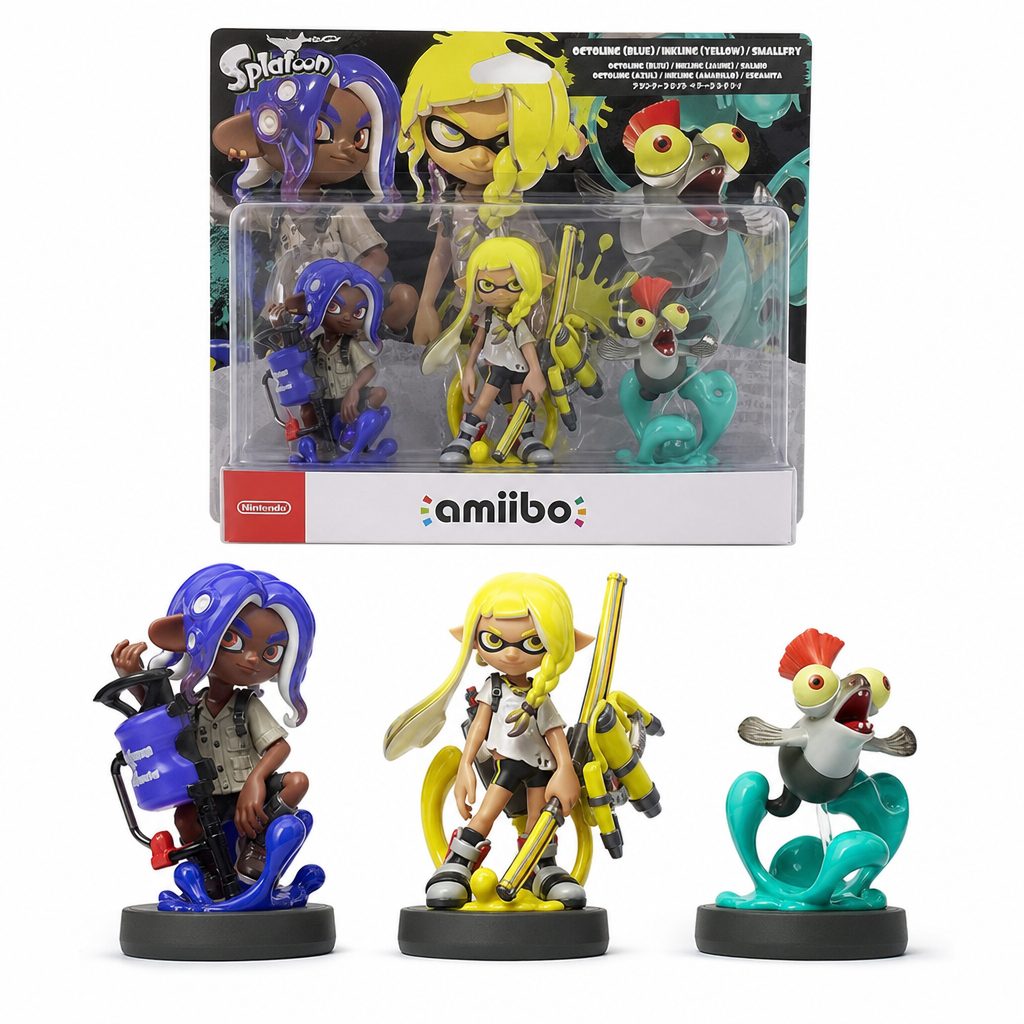 The strongest reason to own the complete Deep Cut trio is the combination of a finished Raiders display and all three character-specific amiibo interactions in one Switch 2 game.
