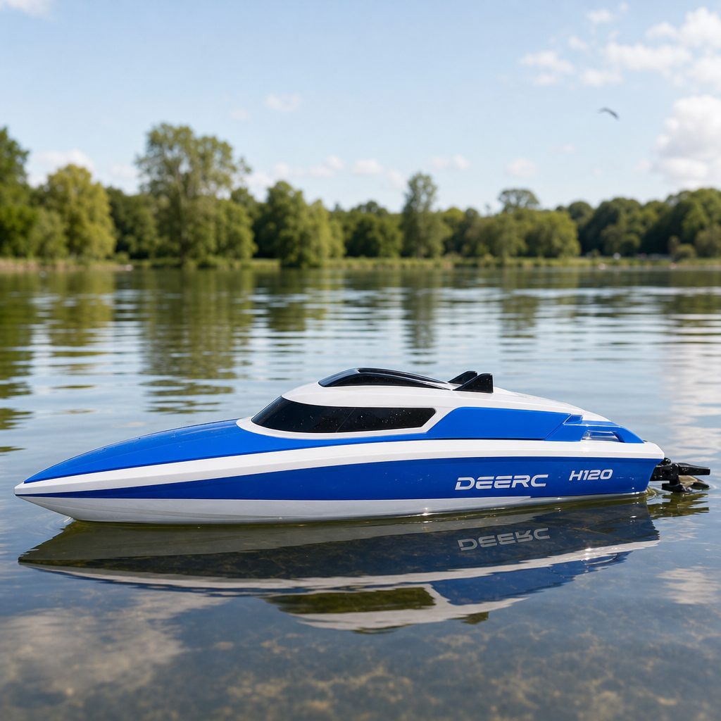 A well-chosen patch of calm freshwater is where the DEERC H120 makes the most sense: quick runs, wide turns and plenty of room to bring it safely home.