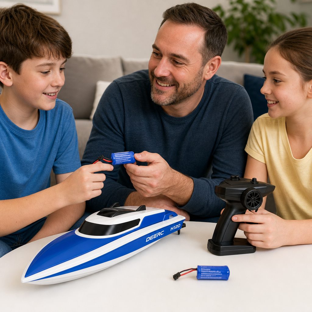 Two rechargeable batteries make the H120 much easier to share, though sensible turn-taking remains an important part of any family race day.
