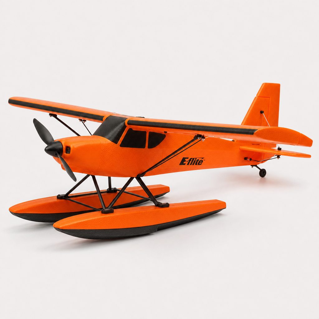 Optional EFLUA1190 floats allow the little Timber X to move from grass-field sorties to carefully chosen water-flying sessions.