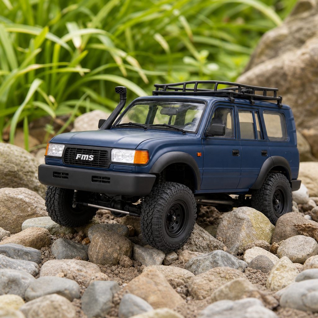 A compact crawler course turns ordinary garden features into a shared challenge, which is where the FCX18 becomes more than a very handsome model.