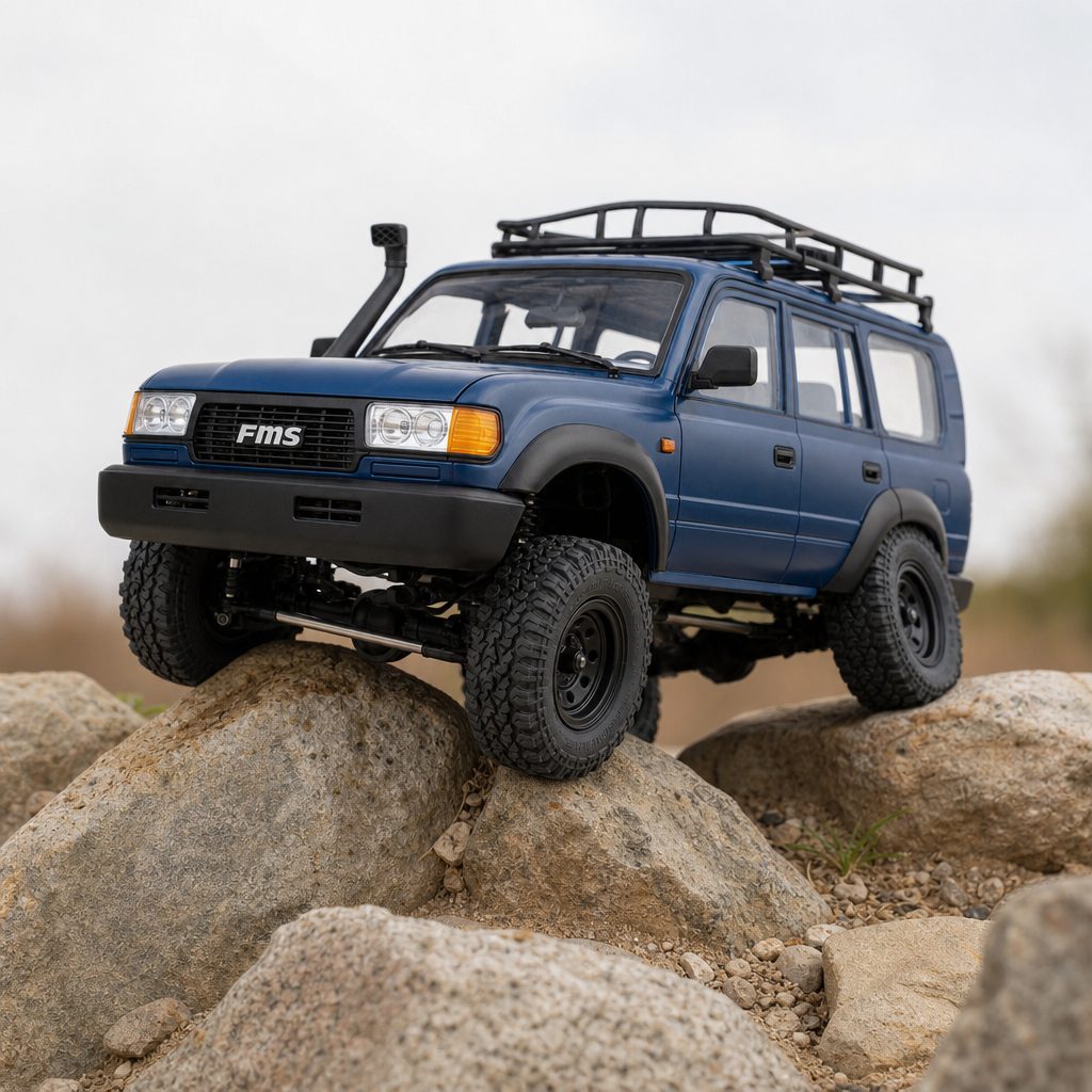 Low gear is the FCX18's party trick: slow, steady wheel placement is far more rewarding than simply charging at the obstacle.