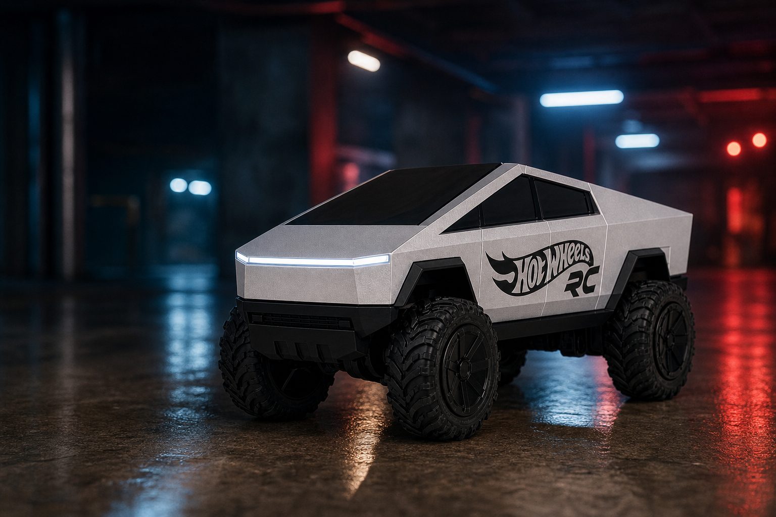 The Hot Wheels RC Cybertruck range turned Tesla's famously angular pickup into everything from a tiny track racer to a large-scale radio-controlled display piece.