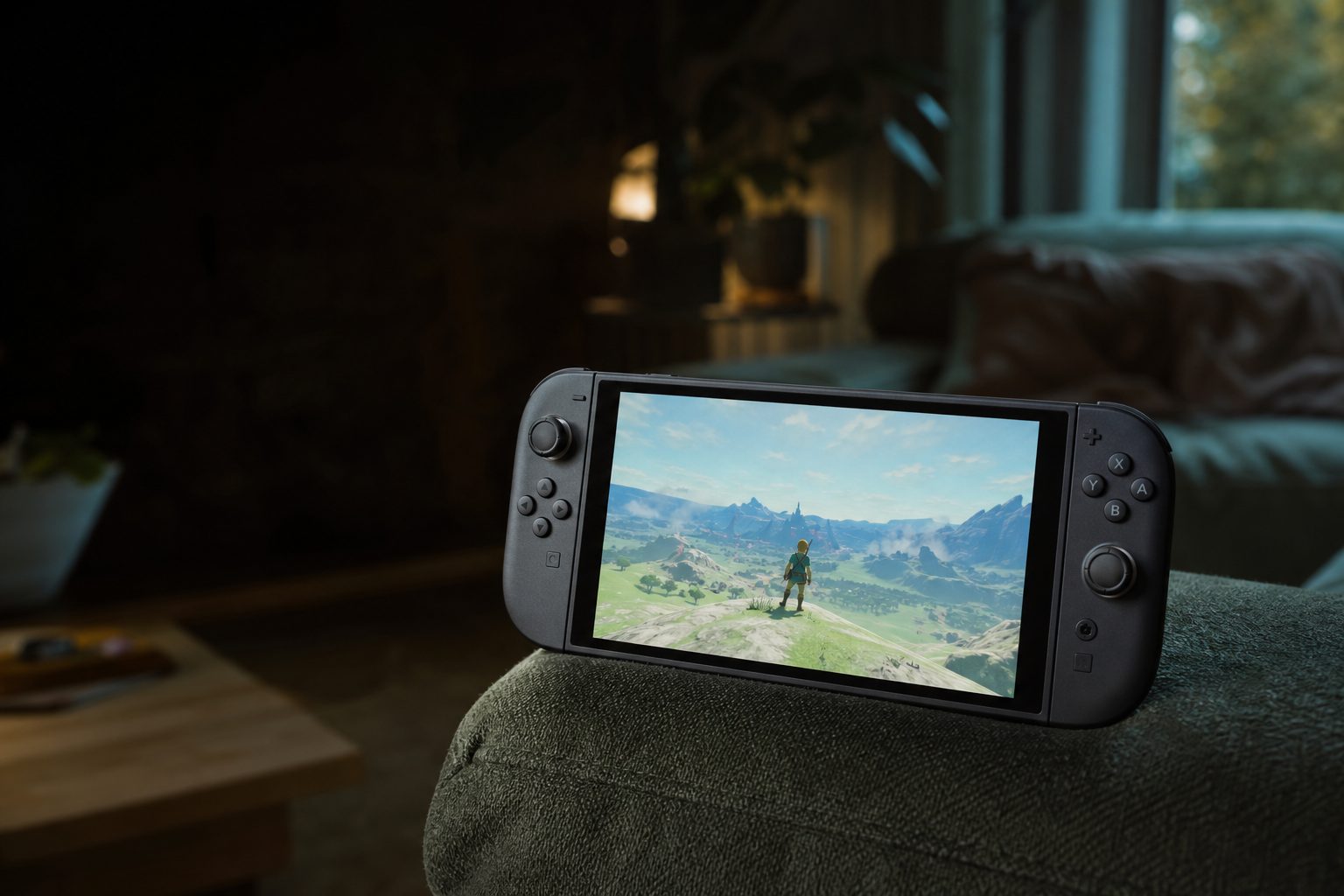 The Switch 2's 7.9-inch screen is wonderfully bright and sharp, but display settings are also the quickest route to a longer handheld session.