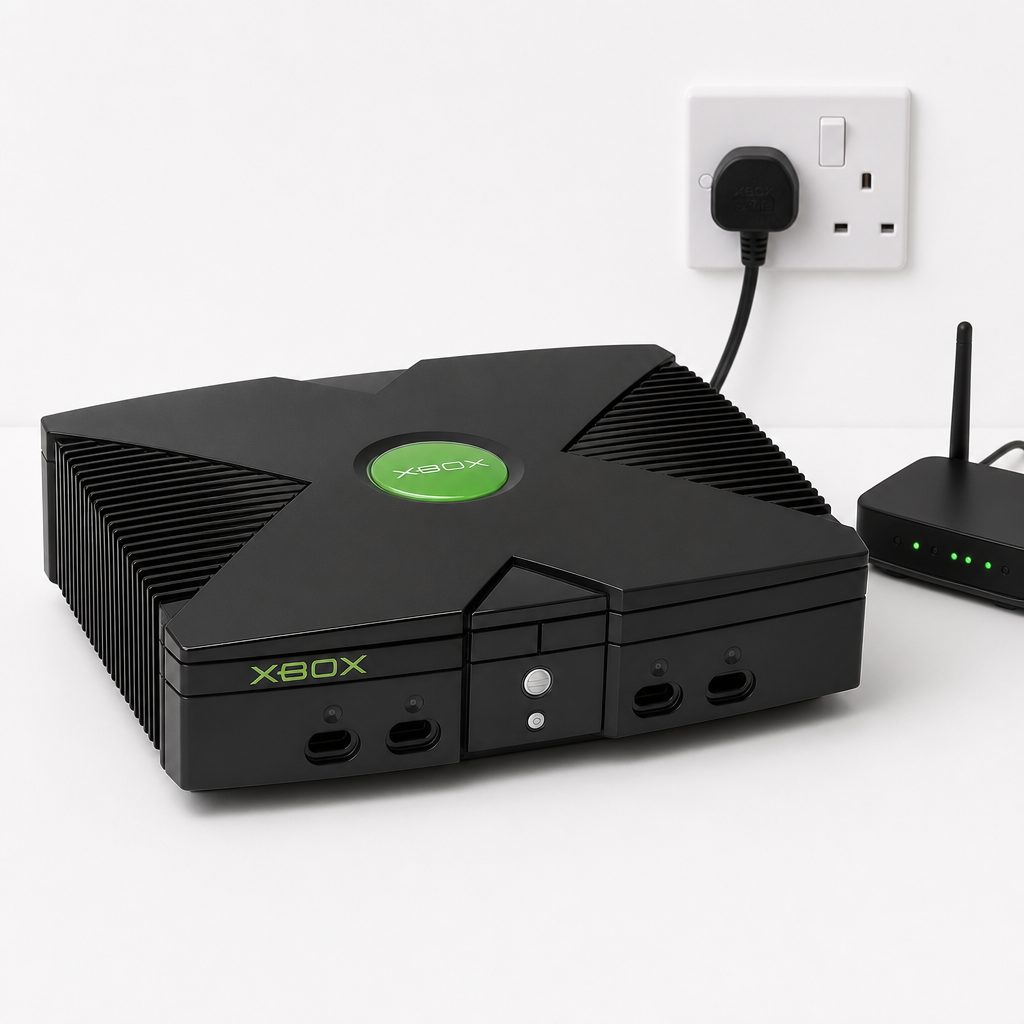 A network transfer lets the old and new consoles work together on the same home network, making it useful when you have a large installed library to carry across.