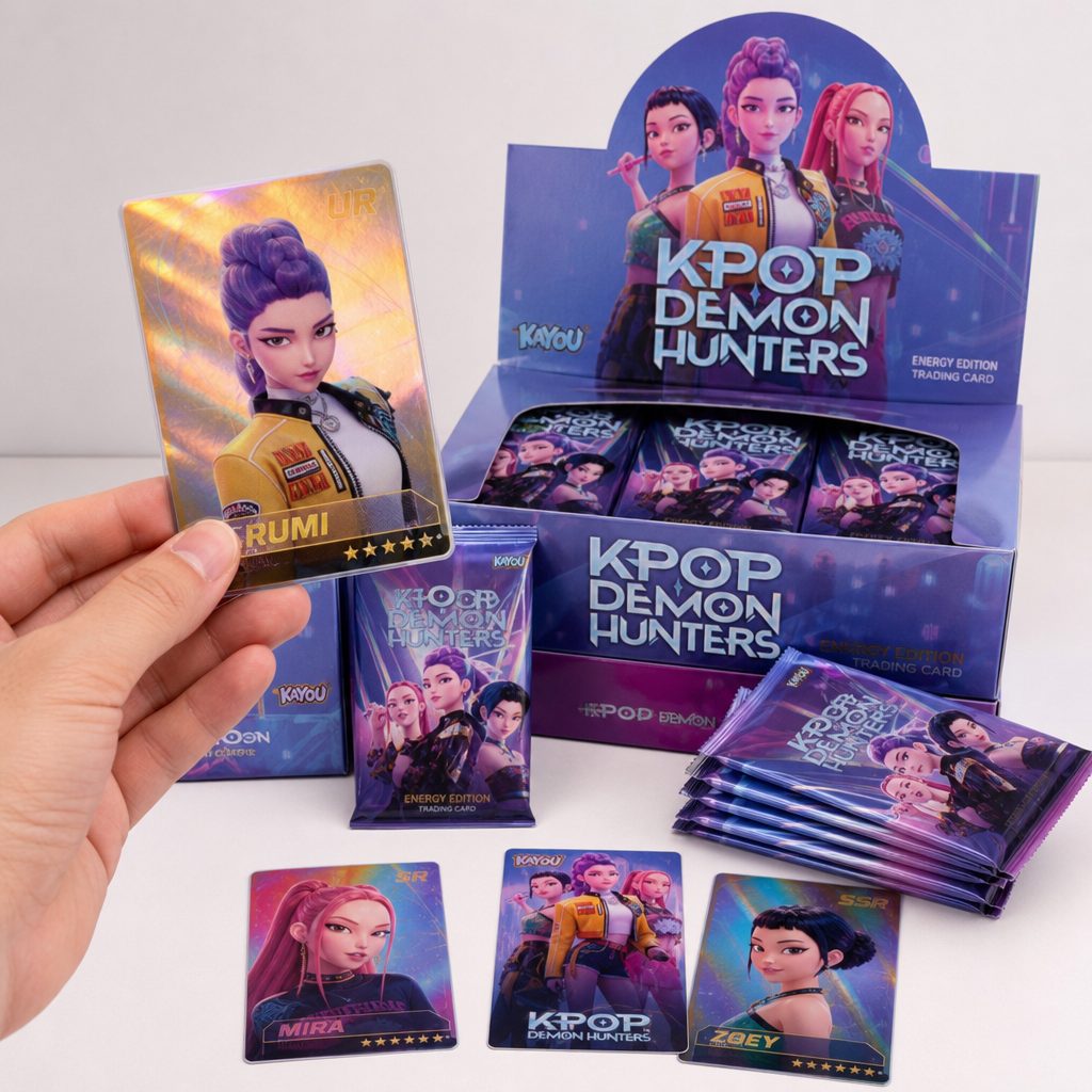 For fans who wanted a physical piece of the Netflix hit, KAYOU's Energy Edition offered a colourful, structured collecting project with real chase-card drama.