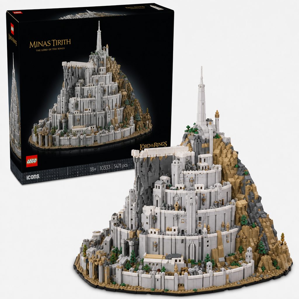 Minas Tirith brings the human heart of Middle-earth to a display that previously leaned towards Rivendell's serenity and Barad-dûr's menace.