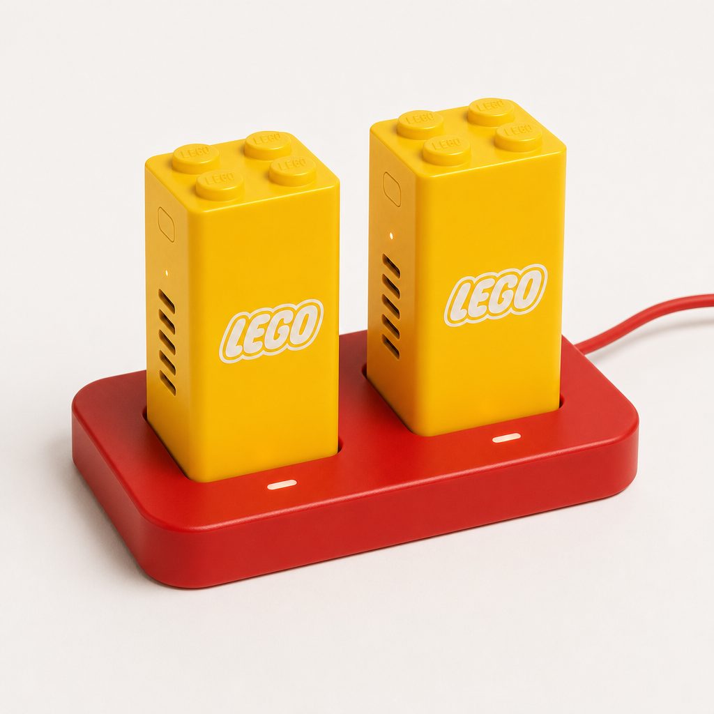 Wireless charging is central to SMART Play ownership: the supplied charger can take two SMART Bricks at once, useful for keeping a two-Pokémon battle ready.