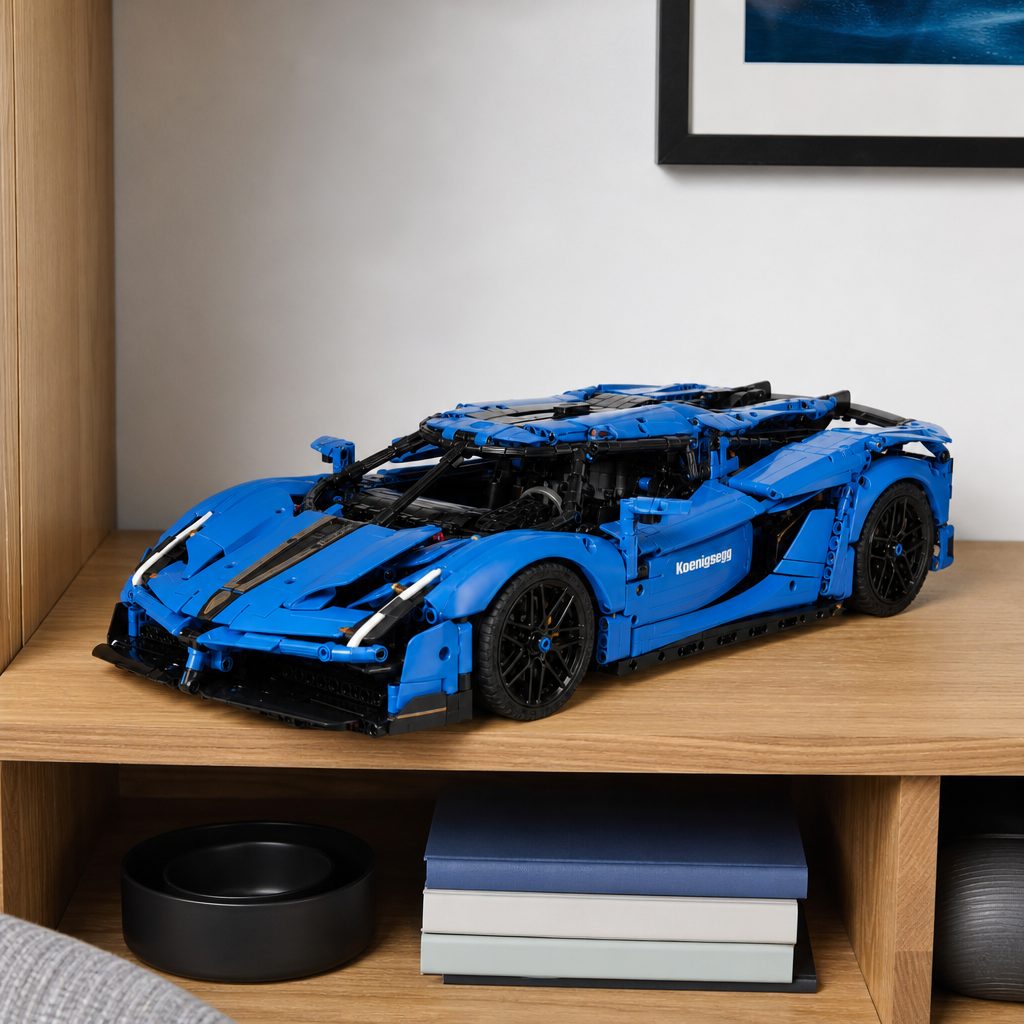 At 59cm long, the finished model needs a proper shelf or cabinet rather than a hopeful corner of a desk.
