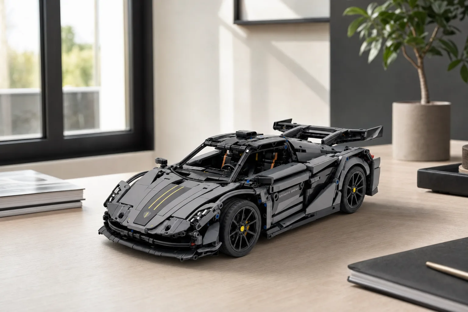 LEGO Technic Koenigsegg Sadair's Spear Megacar concept visualisation
