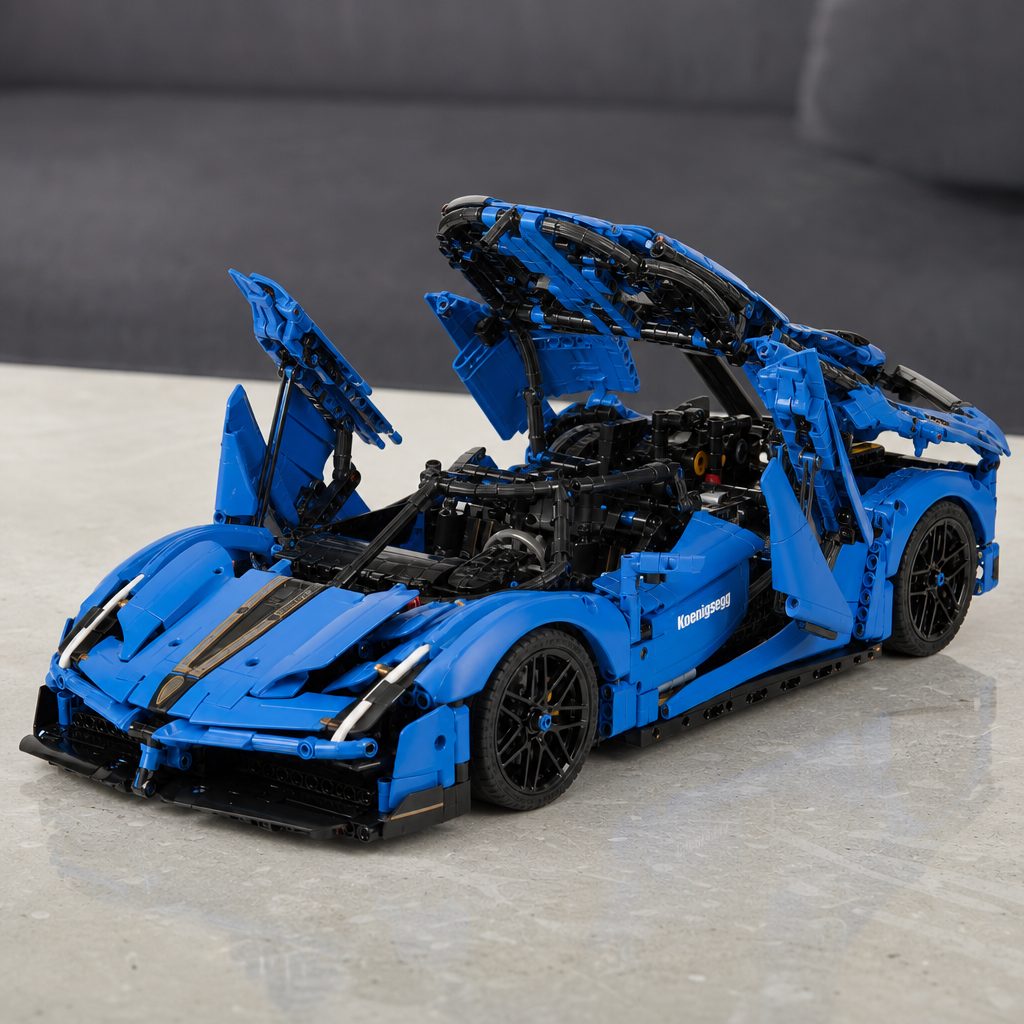 Opened up in Ghost Mode, the Sadair's Spear becomes a display piece with a proper sense of occasion rather than simply a large LEGO car.
