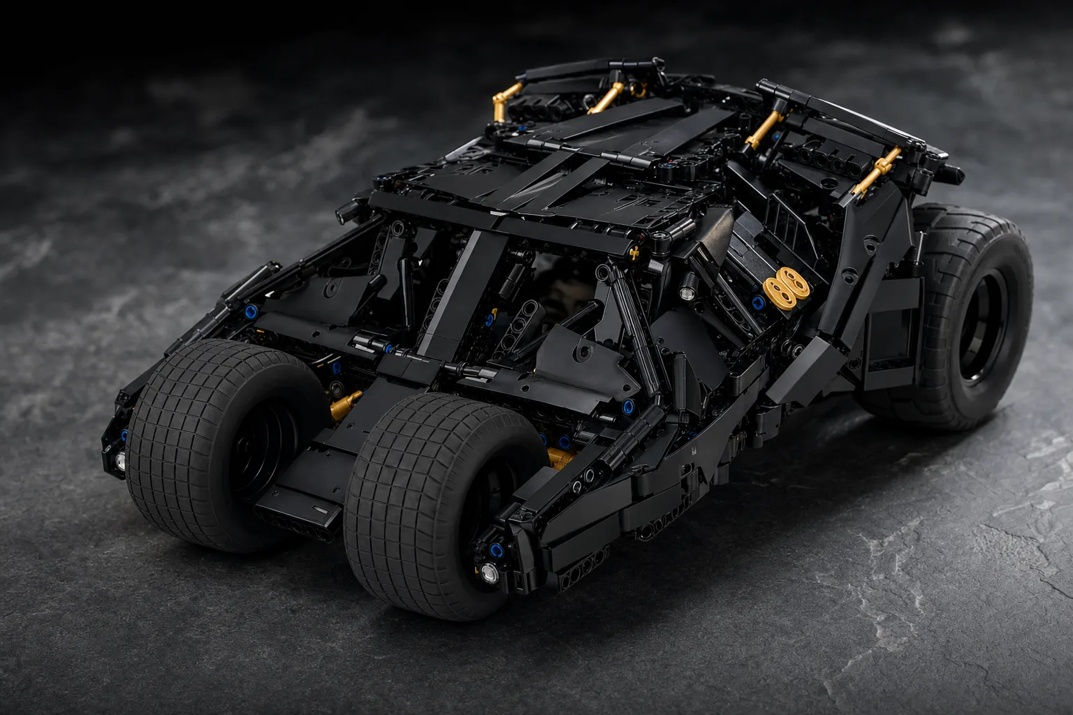 LEGO Technic RC Batmobile Tumbler concept visualisation
