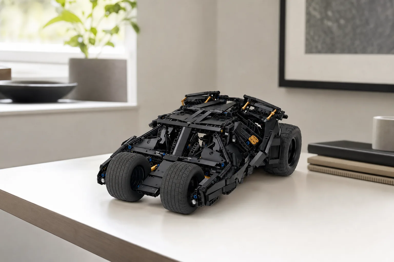 LEGO Technic RC Batmobile Tumbler concept visualisation