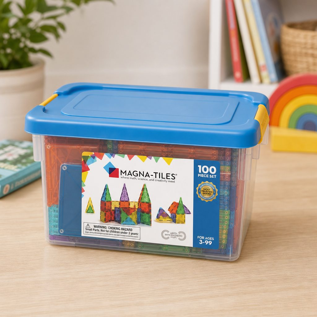 Whether the final creation is a carefully planned castle or a wildly impractical animal rescue centre, Magna-Tiles make the process the real reward.