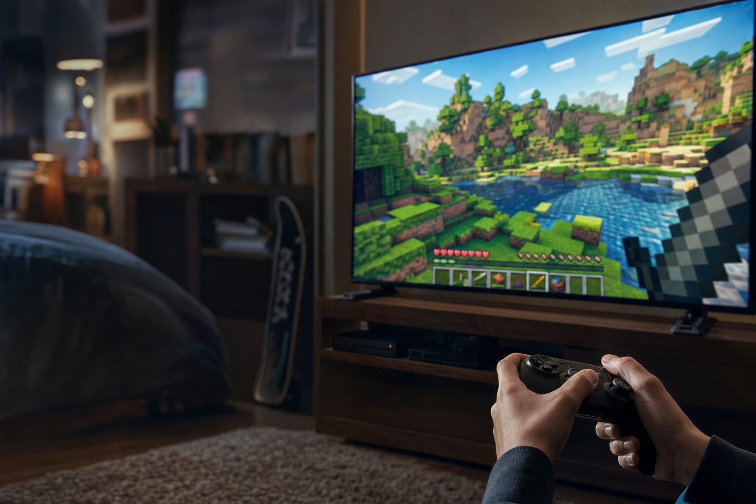 Minecraft remains one of the most-played games on the planet, spanning nearly every device in the house.
