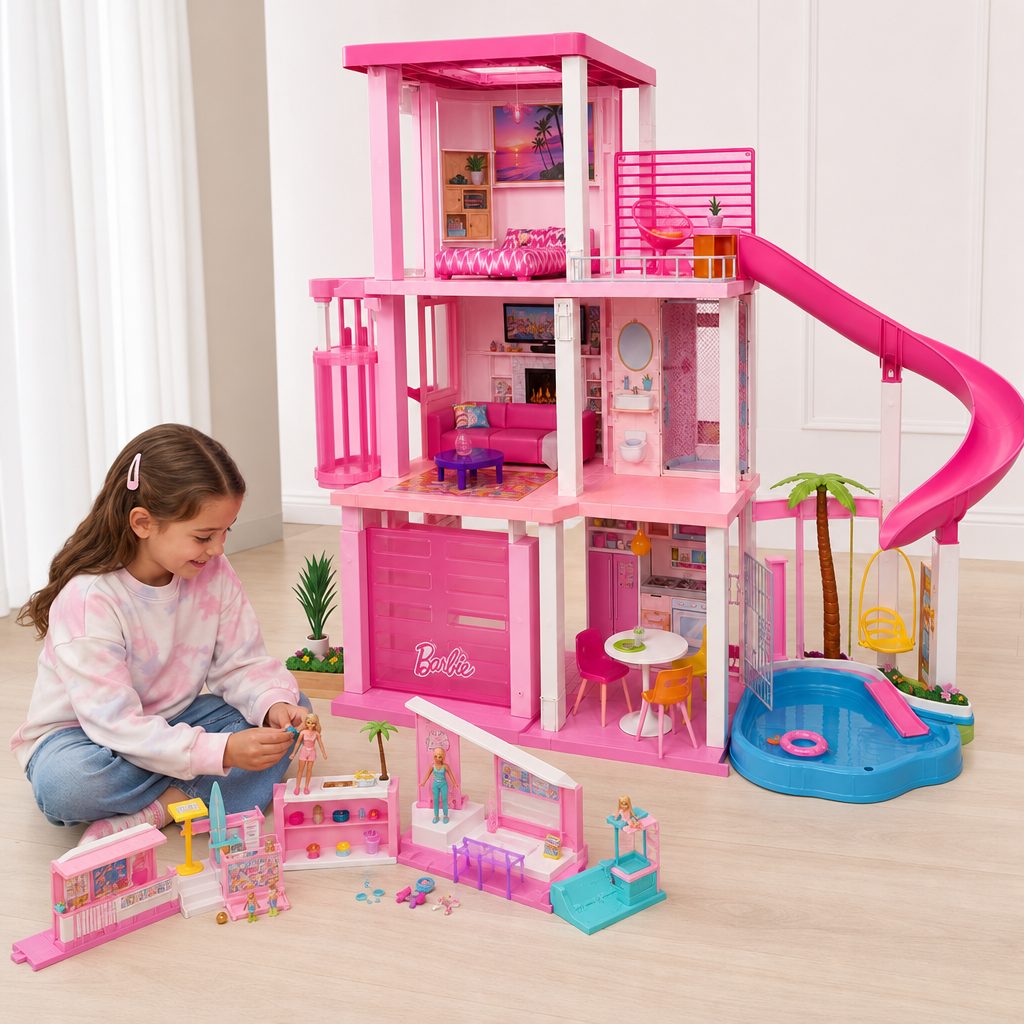 For a committed Barbie-doll fan with room to spare, the DreamHouse remains a brilliant centrepiece; for flexible story-building, PLAYMOBIL Barbie is the more adaptable route.