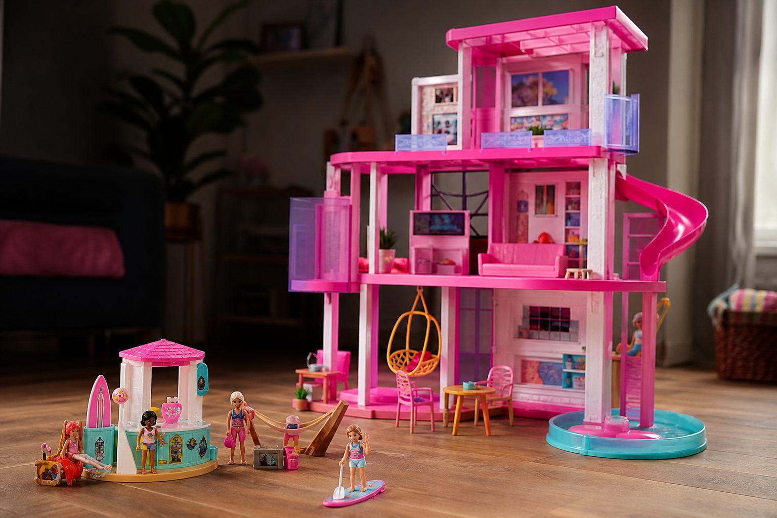 The PLAYMOBIL x Barbie range takes Barbie to Malibu beach, whilst the Barbie DreamHouse makes one very large home the centre of play.