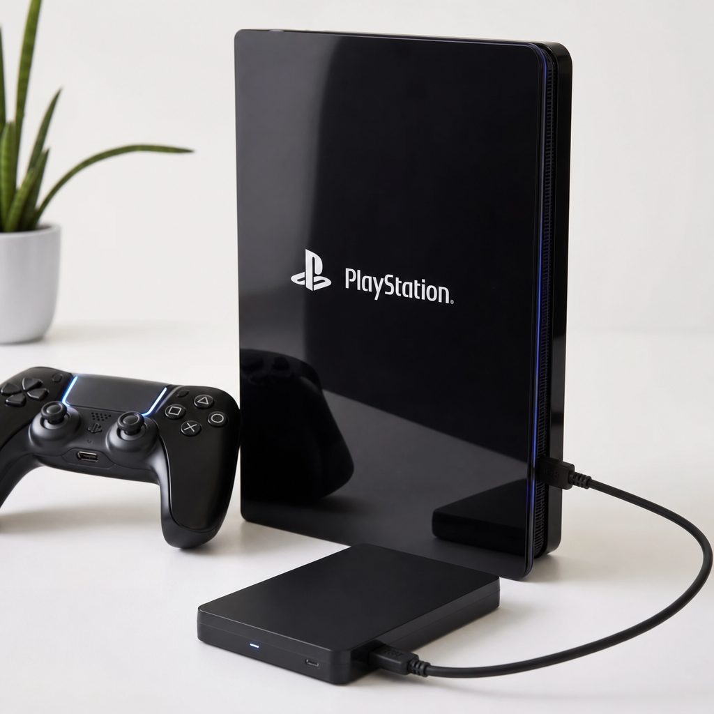 An external USB drive is best thought of as a game archive: handy for clearing space, but not a replacement for internal storage when you want to play PS5 games.