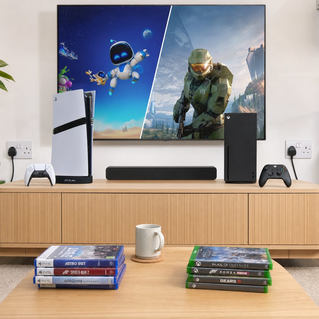 There's no universal winner — the right console depends entirely on your budget, your TV and how you like to play.