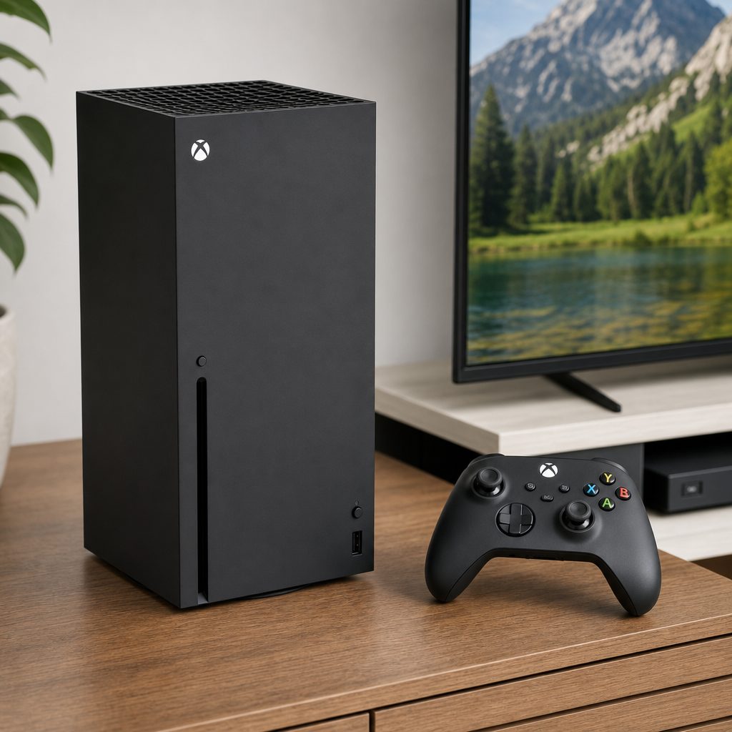 Xbox Series X's 1TB NVMe SSD, expansion slot, Ethernet port and 4K UHD Blu-ray drive made it the more traditional all-in-one living-room console.