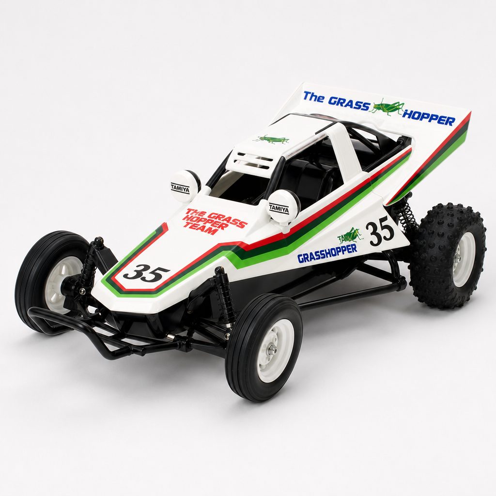 The bathtub chassis is one of the Grasshopper's defining features: uncomplicated, lightweight and pleasantly forgiving when the first build does not go perfectly.