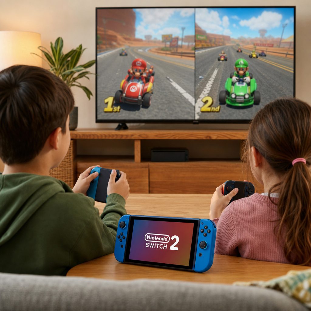 For most homes, Mario Kart World was the first buy; Splatoon Raiders was the excellent companion game when the family wanted to work together instead.