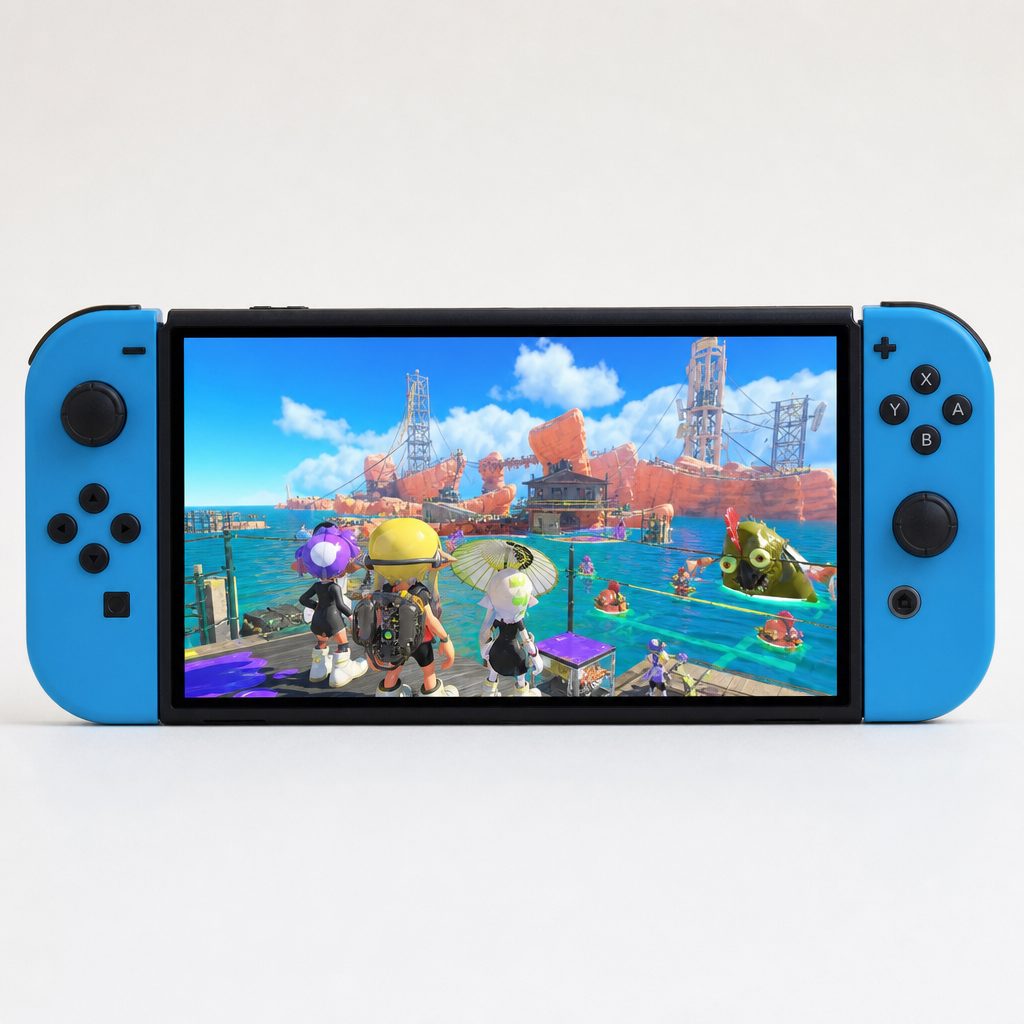 Splatoon Raiders sent Deep Cut and the player's custom mechanic to the Spirhalite Islands, where treasure raids and Salmonid waves became the cooperative focus.