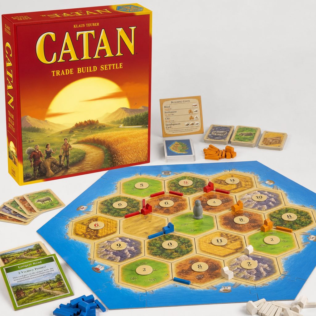After three decades, Catan's appeal remains refreshingly physical: cards in hand, roads on the table and just enough uncertainty to make every trade matter.