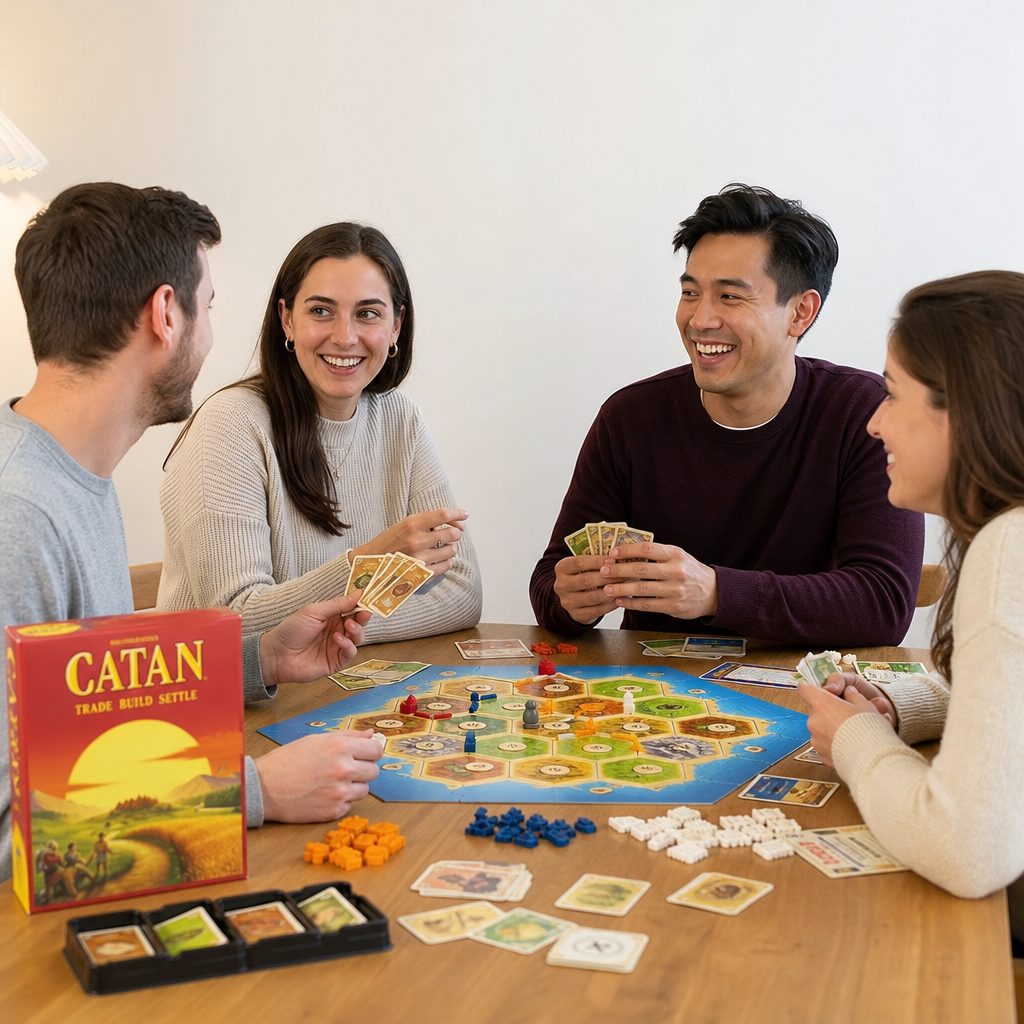 Catan is at its best when the table has three or four players who are willing to negotiate, make imperfect deals and enjoy the stories that emerge from them.