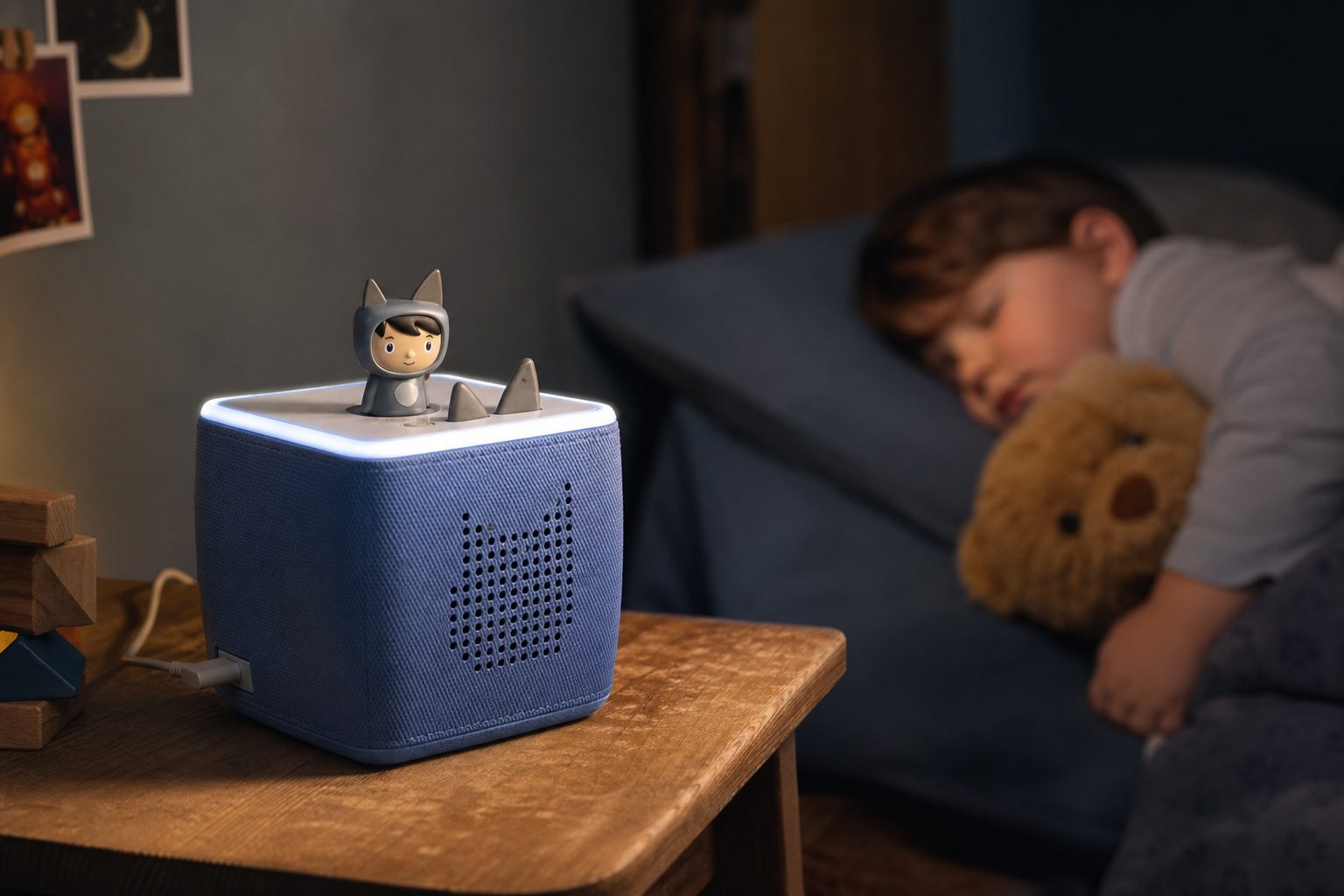 The Toniebox 2 retained the wonderfully simple cube-shaped idea, but added a light ring, USB-C charging and more room for a growing audio collection.