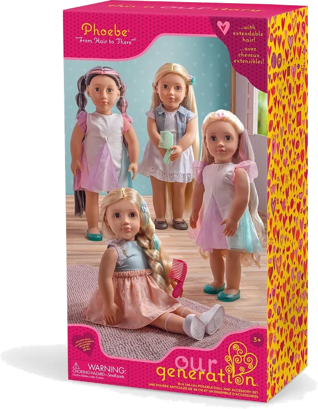 Our Generation 18-inch Pheobe Doll with Accessories