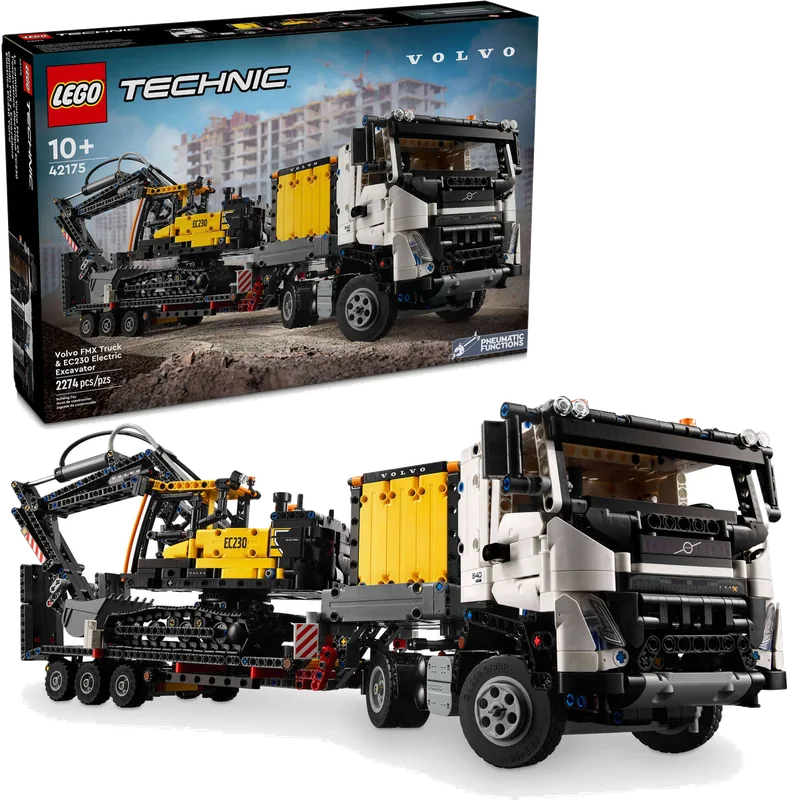 LEGO Technic Volvo FMX Truck & EC230 Electric Excavator 42175