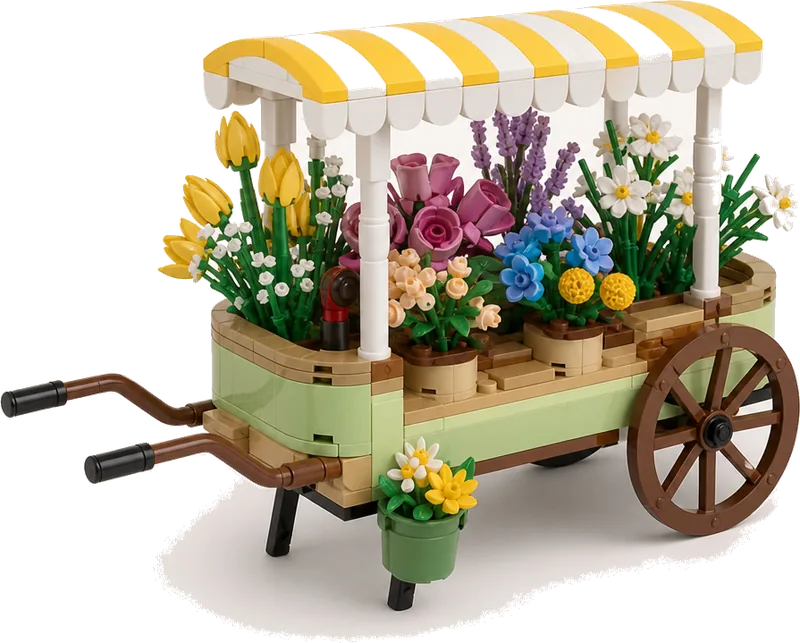 LEGO Icons Botanical Collection Flower Cart 10431