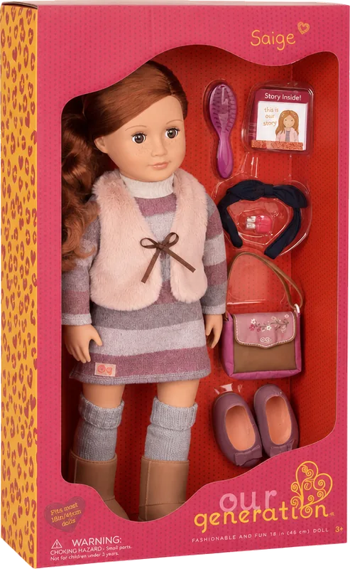 Our Generation 18-inch Doll Saige with Accessories