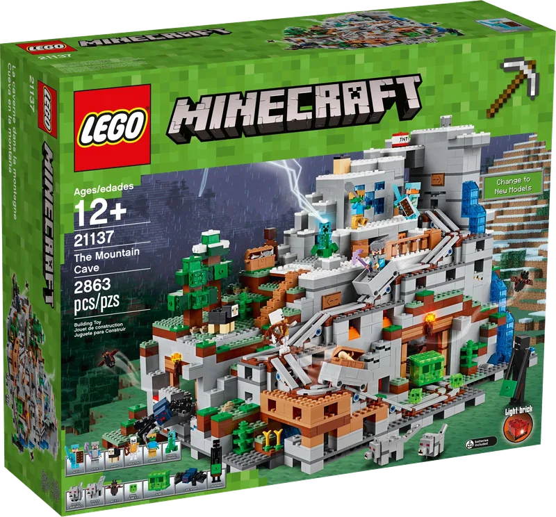 LEGO Minecraft The Mountain Cave 21137
