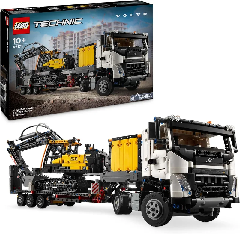 LEGO Technic Volvo FMX Truck & EC480 Excavator 42175