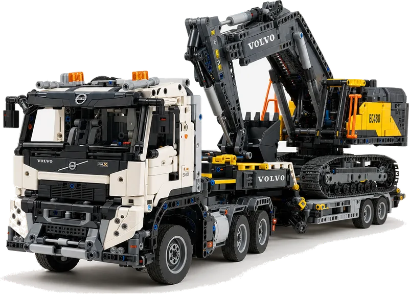 LEGO Technic Volvo FMX Truck & EC480 Excavator 42175