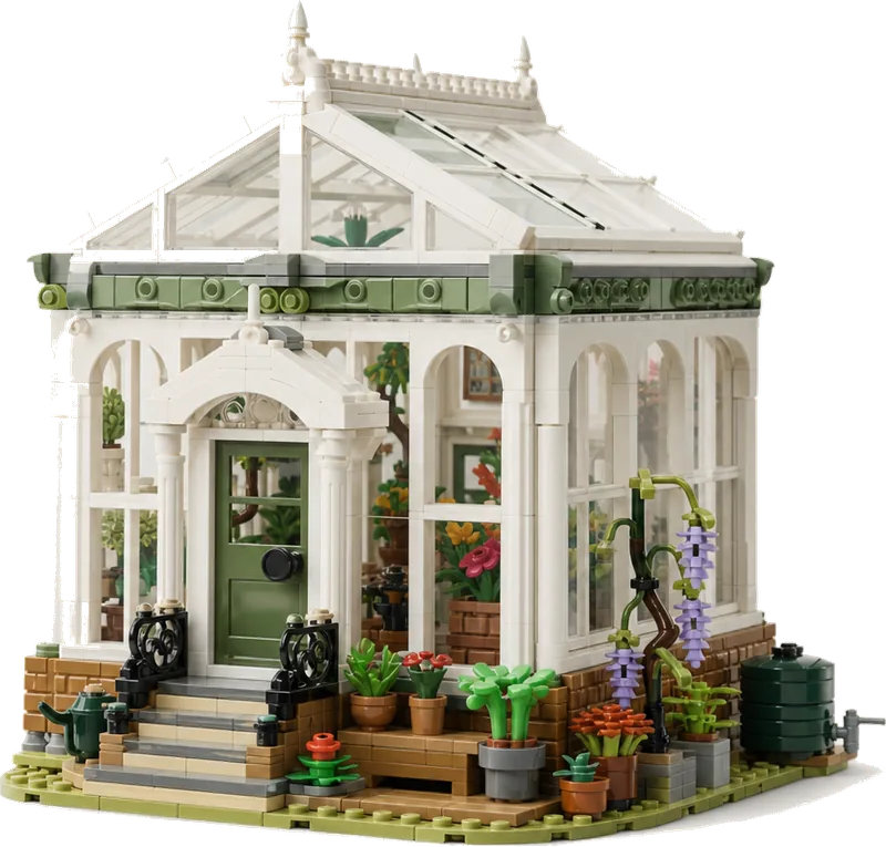 LEGO Icons Tranquil Garden Greenhouse 10430