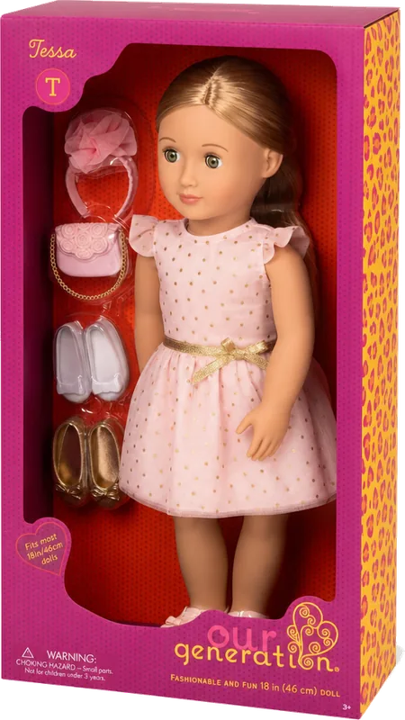 Our Generation 18-inch Doll Tessa with Accessories