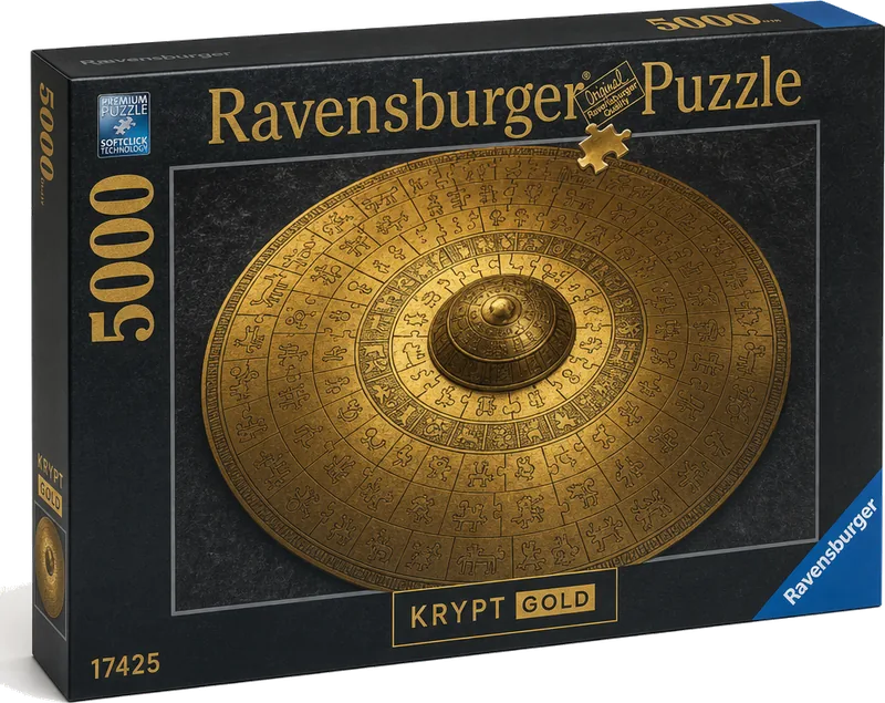 Ravensburger 5000-piece Krypt Gold Jigsaw Puzzle 17425
