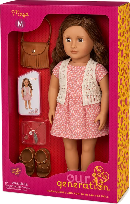 Our Generation 18-Inch Doll Maya with Accessories