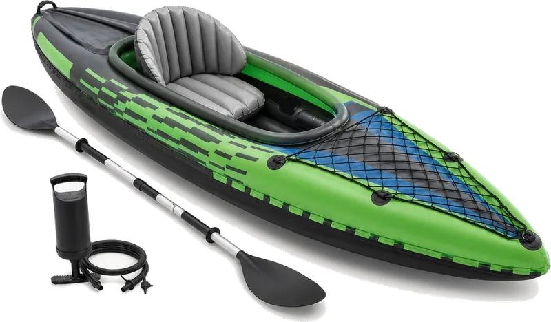 Intex Challenger K1 Inflatable Kayak with Paddle and Pump
